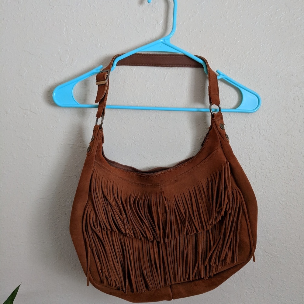 Minnetonka genuine leather Fringe purse